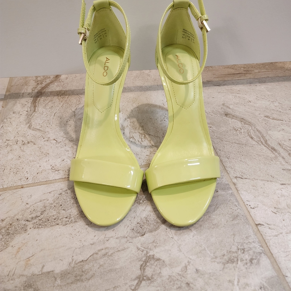 Lime green Sandals 8.5